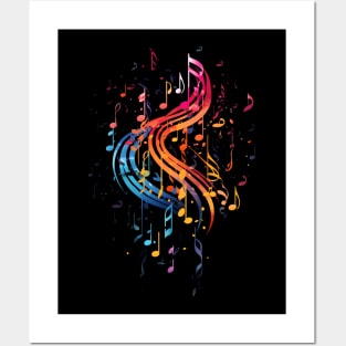 Music Is Color Posters and Art